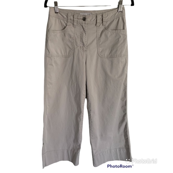 CHICO’S Crop Khaki Pants Sz 0 Originally $90! - Picture 2 of 6